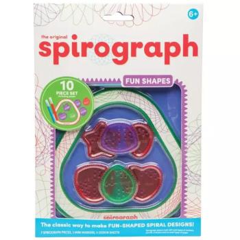 Spirograph: FUN Shapes Spirográf - Szórakoztató formák 10db-os kreatív szett kép
