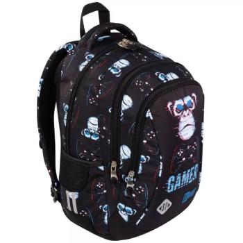 St.Right Blue Gamer ergonomikus iskolatáska, hátizsák BP26 39x27x17cm kép