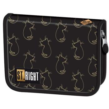 St.Right Golden Cats kihajtható tolltartó PC03 20,5x14x3,5 cm kép