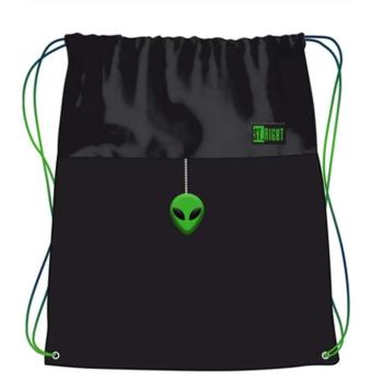 St.Right Green Power Alien tornazsák, sportzsák 43x34cm kép