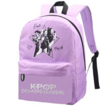 St.Right K-Pop Démonvadászok lila iskolatáska hátizsák kép