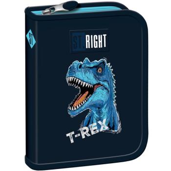 St.Right Kék T-Rex mintás kihajtható tolltartó PC03 20,5x14x3,5cm kép