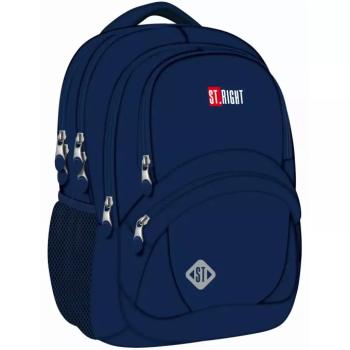 St.Right Navy Blue ergonomikus iskolatáska, hátizsák BP05 42x30x19cm kép