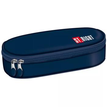 St.Right Navy Blue ovális tolltartó PC01 23x9,5x6cm kép