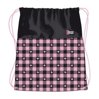 St.Right Pink Checkered tornazsák, sportzsák 43x34cm kép