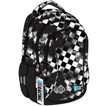 St.Right Race Check ergonomikus iskolatáska, hátizsák BP73 46x31x20cm kép