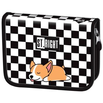 St.Right Sleepy Corgi kutyusos kihajtható tolltartó PC03 20,5x14x3,5cm kép