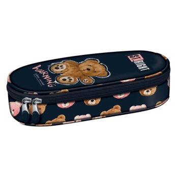 St.Right Teddy Bear ovális tolltartó PC01 23x9,5x6cm kép