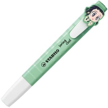 Stabilo: K-Pop Démonvadászok Swing Cool menta zöld szövegkiemelő figurás klipsszel kép