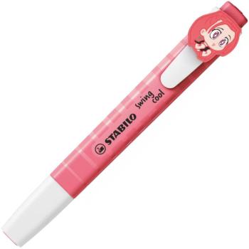 Stabilo: K-Pop Démonvadászok Swing Cool rózsaszín szövegkiemelő figurás klipsszel kép