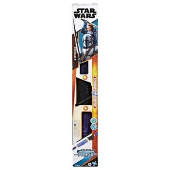 Star Wars Lightsaber Forge: The Mandalorian Darksaber nyitható elektronikus fénykard fénnyel és hanggal - Hasbro kép