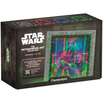 Star Wars Metamorphic 520db-os puzzle kerettel és RGB LED világítással - Clementoni
