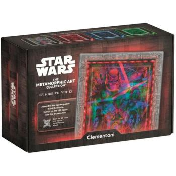 Star Wars Metamorphic episode VII-VIII-IX 520db-os puzzle kerettel és RGB LED világítással - Clementoni kép