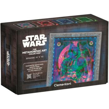 Star Wars Metamorphic Klasszikus trilógia 520 db-os puzzle kerettel és RGB LED világítással – Clementoni kép