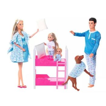 Steffi Love – Pizsama Party család játékszett - Simba Toys kép