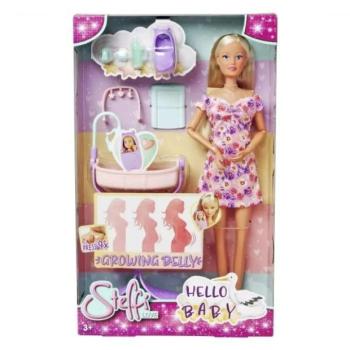 Steffi Love: Steffi terhes baba bölcsővel és kiegészítőkkel - Simba Toys kép