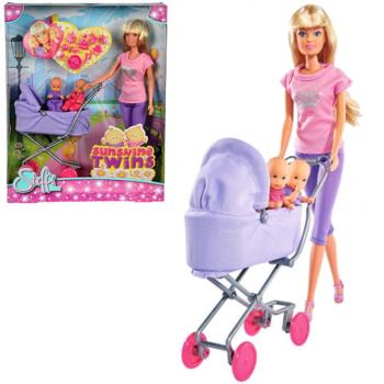 Steffi Love: Sunshine iker babakocsis baba 2 változatban - Simba Toys kép