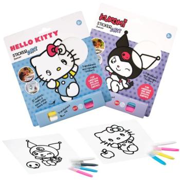 Sticker Art: Hello Kitty színezhető matrica szett többféle 1db - Comansi kép