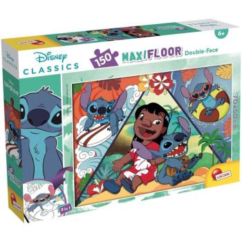 Stitch 2 az 1-ben 150db-os maxi puzzle és színező 70x50cm - Lisciani kép