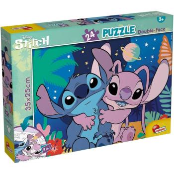 Stitch 2 az 1-ben 24db-os puzzle és színező 35x25cm - Lisciani kép