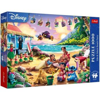 Stitch a tengerparton 1000db-os Prémium plusz puzzle - Trefl kép