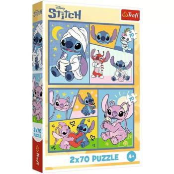 Stitch és barátai 2x70db-os puzzle - Trefl kép