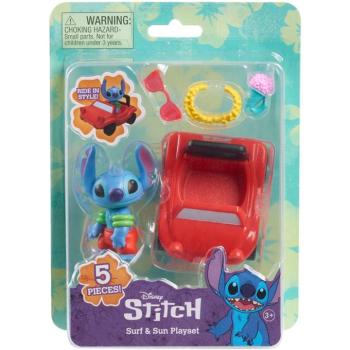 Stitch játékfigura autóval kép