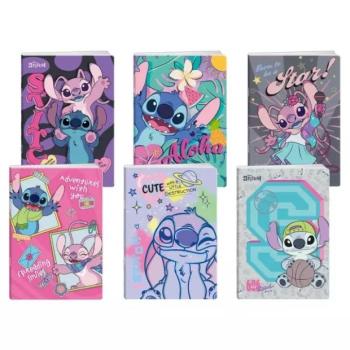 Stitch: Négyzetrácsos füzet - A/5-ös többféle