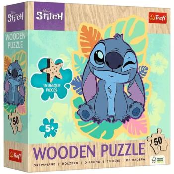 Stitch trópusi kalandja 50db-os fa puzzle - Trefl kép