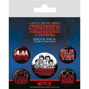Stranger Things (Characters) - Táska kitűző szett kép