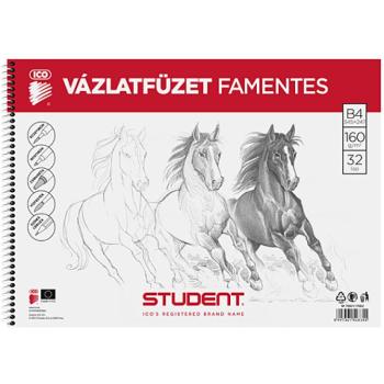 Student Spirál famentes vázlatfüzet B/4 kép