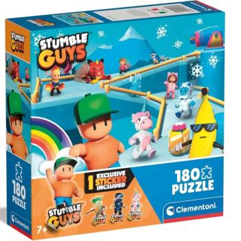 Stumble Guys Út a győzelem felé 180db-os super puzzle - Clementoni kép