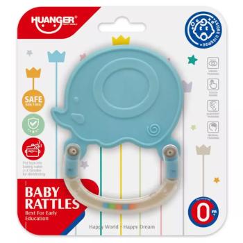 Sun Baby: Elefántos bébi rágóka és csörgő kép