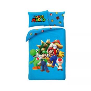 Super Mario: Együtt a csapat ágynemű garnitúra – 140 x 200 cm, poliészter kép