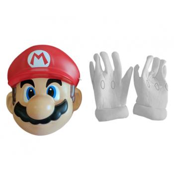 Super Mario készlet - maszk és kesztyű kép