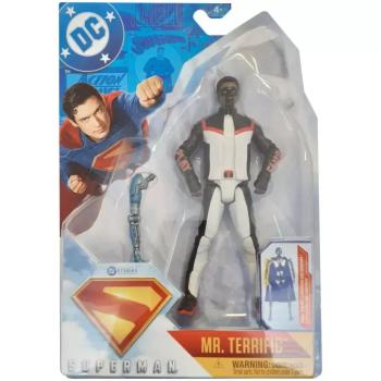 Superman: Mr. Terrific figura 15cm-es - Spin Master kép