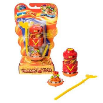 SuperThings: Harcpörgettyű figurával - Volcano Viper, kétféle kép