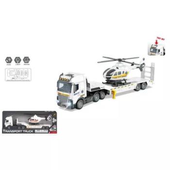 Szállító teherautó helikopterrel - 40 cm kép