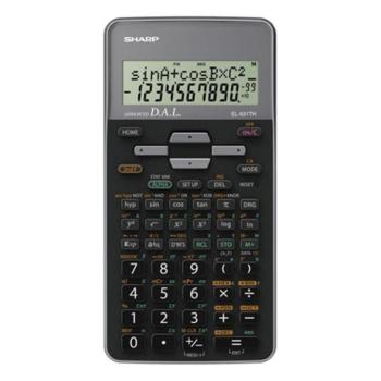 Számológép tudományos SHARP EL-531THGY 272 funkciós 2 soros 12 digit szürke kép