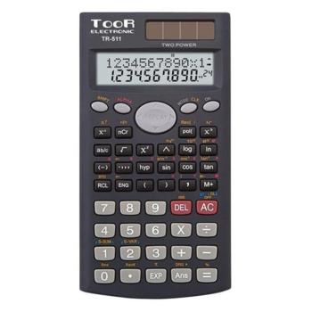 Számológép tudományos TOOR TR-51 240 funkciós 2 soros 12 digit kép