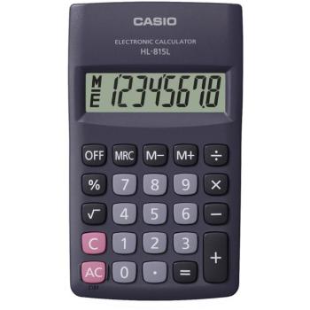 Számológép zseb CASIO HL-815L BK 8 digit kép
