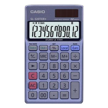 Számológép zseb CASIO SL 320 TER+ 12 digit kék kép