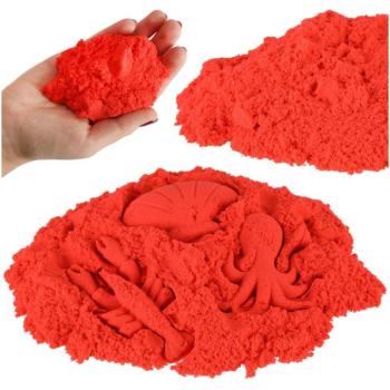 Szenzoros homok gyerekeknek 1 kg-os piros zacskóban kép