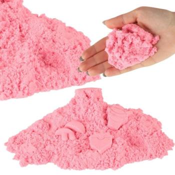 Szenzoros homok gyerekeknek 1 kg-os rózsaszín zacskóban kép