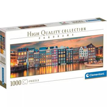 Színes Amszterdam HQC 1000db-os Panoráma puzzle - Clementoni kép