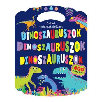 Színes foglalkoztatófüzet dinoszauruszokkal kép