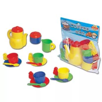Színes kávézó készlet 4 személyes - D-Toys kép