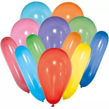 Színes party lufik – 30 db-os szett kép