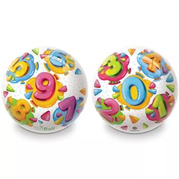 Színes számos BioBall gumilabda 23cm kép