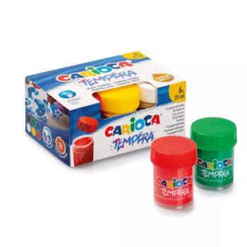 Színes tempera szett 6x25ml-es - Carioca kép